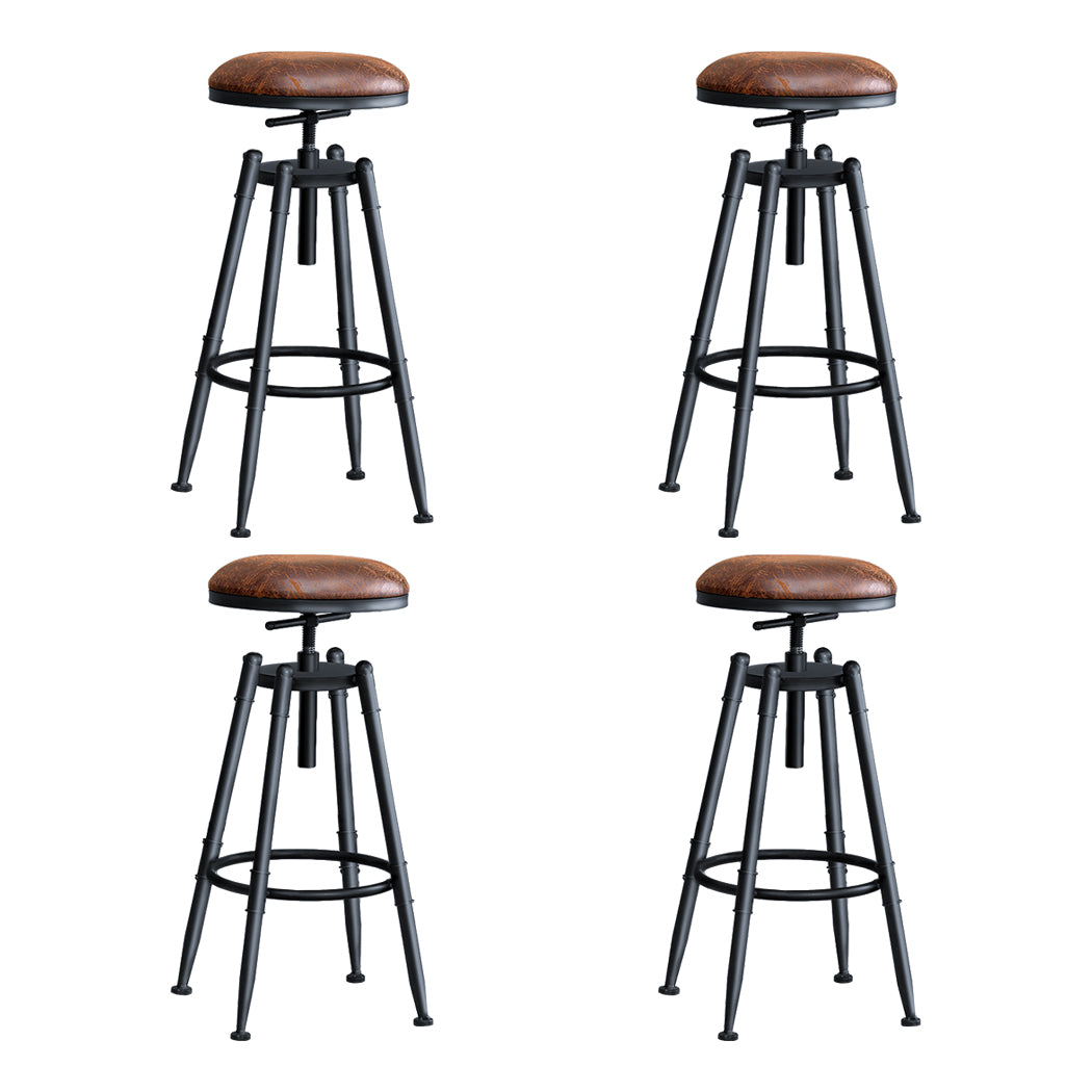 Levede 4x Bar Stools Industrial Kitchen-2006733237564608513