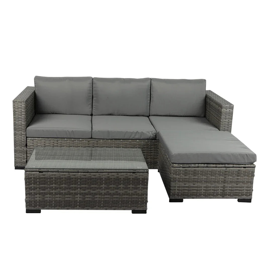 Levede 5pcs Outdoor Sofa Set Patio Furniture-2018816929703268353