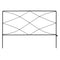 Lambu Garden Fence Panel 5 Pc Q195 Steel Rust Proof Border for Flower Beds Black-2109799601236807682