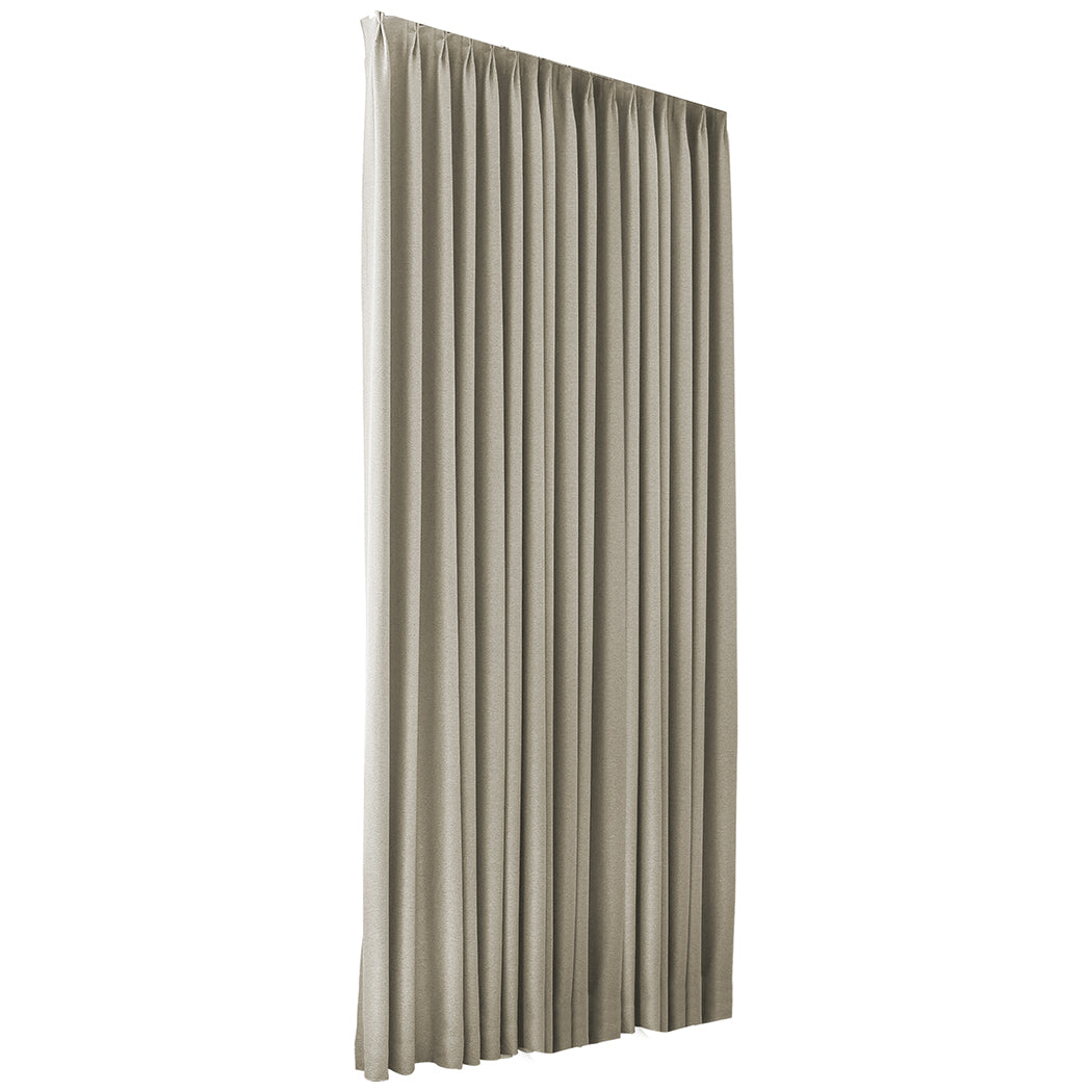 Marlow 2XBlockout Curtains Chenille 180x250 Coffee CD1016-180x250-DG-2065254607461945345
