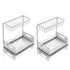 Toque 2x Under Sink Storage Rack Kitchen Cabinet Organiser 2-Tier Shelving Home-2050059015005802497