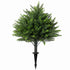 Lambu Artificial Cedar Topiary Balls Set of 2 Ground Spike Patio Garden Green-2109799601123561474