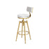 Levede 4x Bar Stools Swivel Kitchen Bar Chair White-2018816899323924481