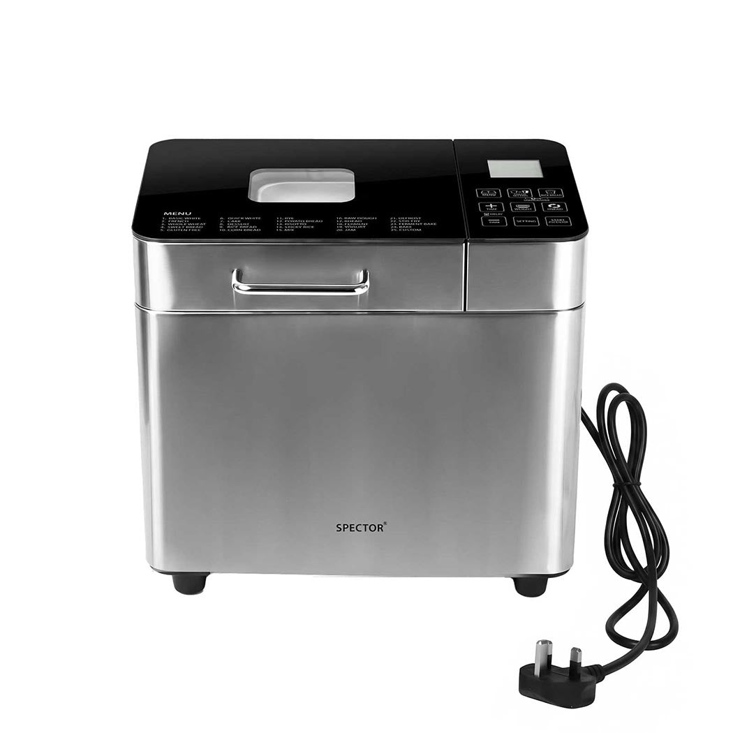 Spector Bread Maker Machine 25-In-1 15H Timer Smart Touch LCD for Home Baking-2109799588330934274
