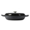 3.5L Enamel Dutch Oven Pan in Black Colour-1864184348593491969