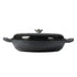 3.5L Enamel Dutch Oven Pan in Black Colour-1864184348593491969