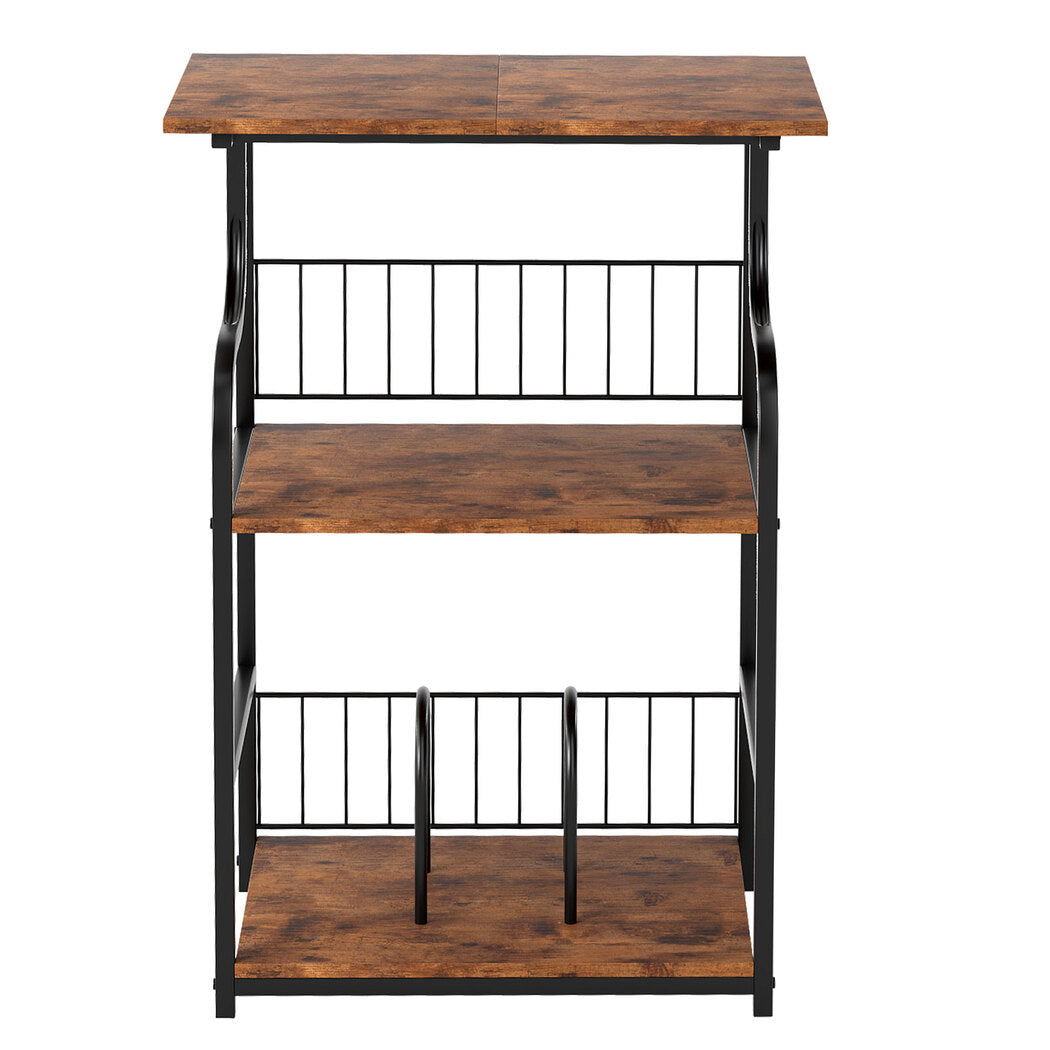 Levede Side Table 3-Tier Storage Shelf Modern Table-2050056752157822977