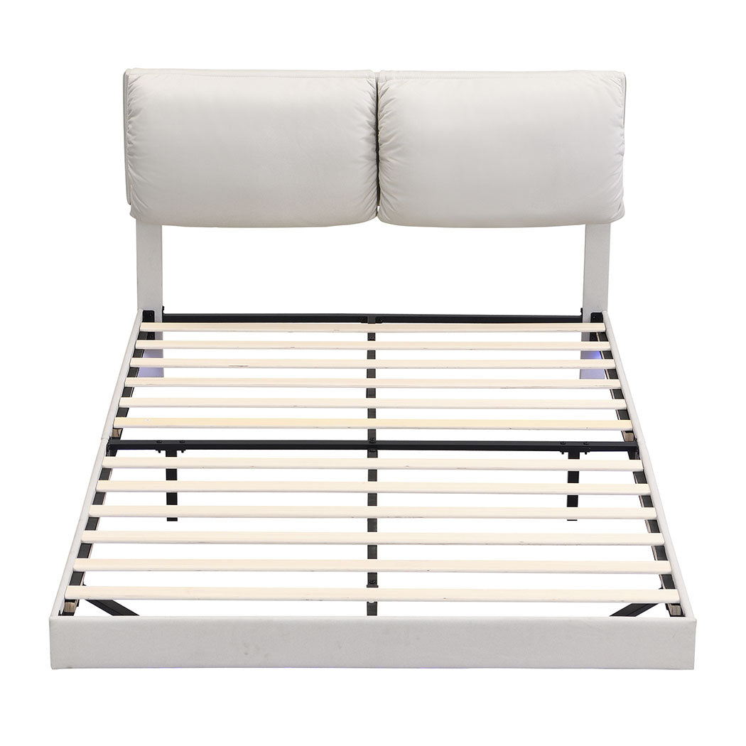Levede Double Floating Bed Frame-1894516756718948353