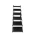 PaWz 6 Steps Dog Ramp Adjustable Height Black-2018816812736712705