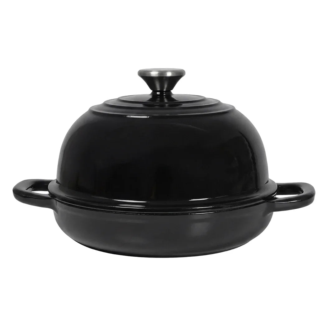 Toque Enamelled Cast Iron Dutch Oven Pot Sourdough Bread Baking Kitchen 24cm-2050056855639691265