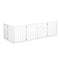 PaWz Wooden Pet Gate Dog Fence Safety White 100 Pack-1864184510720118785