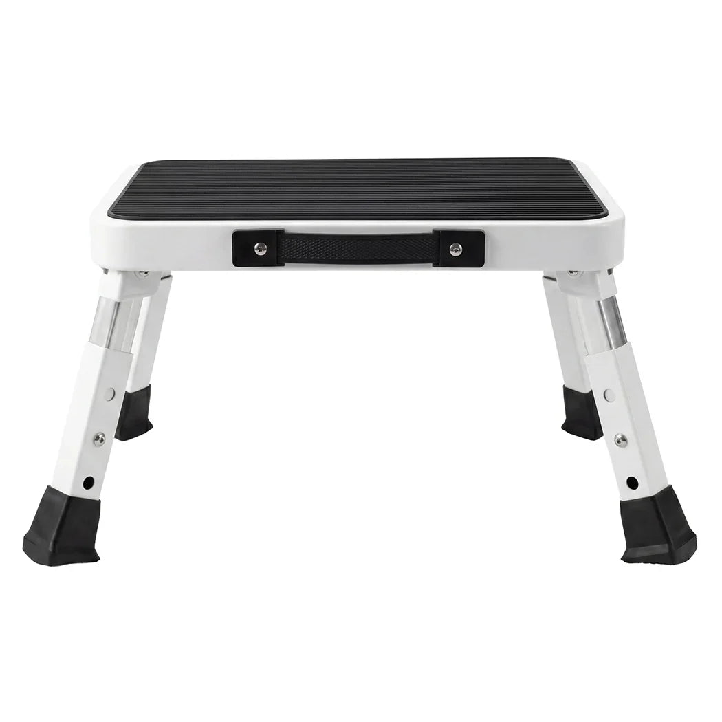 Levede Folding Aluminium Step Stool 150kg 3 Height Adjustable Portable Multi-Use-2050059014036918273
