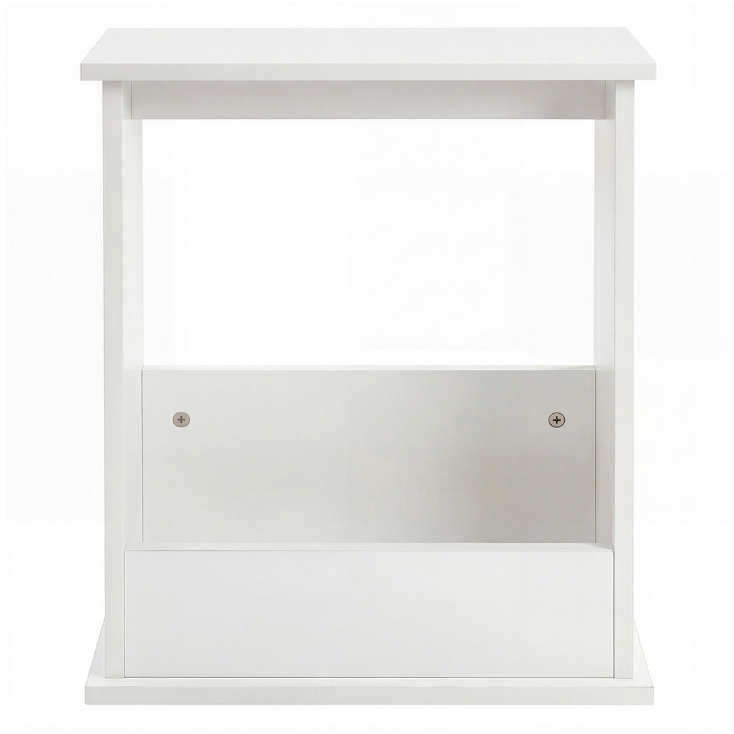 Levede Narrow End Table Modern Office Side Table Magazine Rack Bedside Storage-2061251866033000449