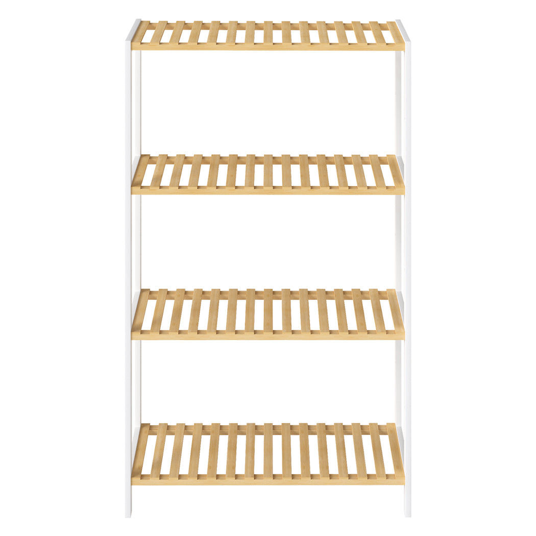Levede Bamboo Storage Rack 4 Tier Shelf Shoe Organiser-2050056914347364353