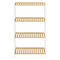 Levede Bamboo Storage Rack 4 Tier Shelf Shoe Organiser-2050056914347364353