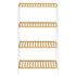 Levede Bamboo Storage Rack 4 Tier Shelf Shoe Organiser-2050056914347364353
