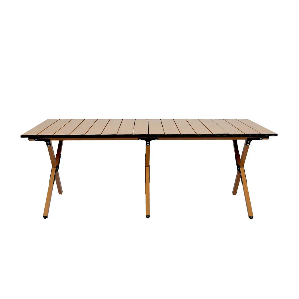 Levede Folding Camping Table Foldable Oak-2018816834840694785