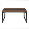 Levede Dining Table 4-6 Seater Industrial Rectangular 160cm Kitchen Restaurant-2072893553973006337