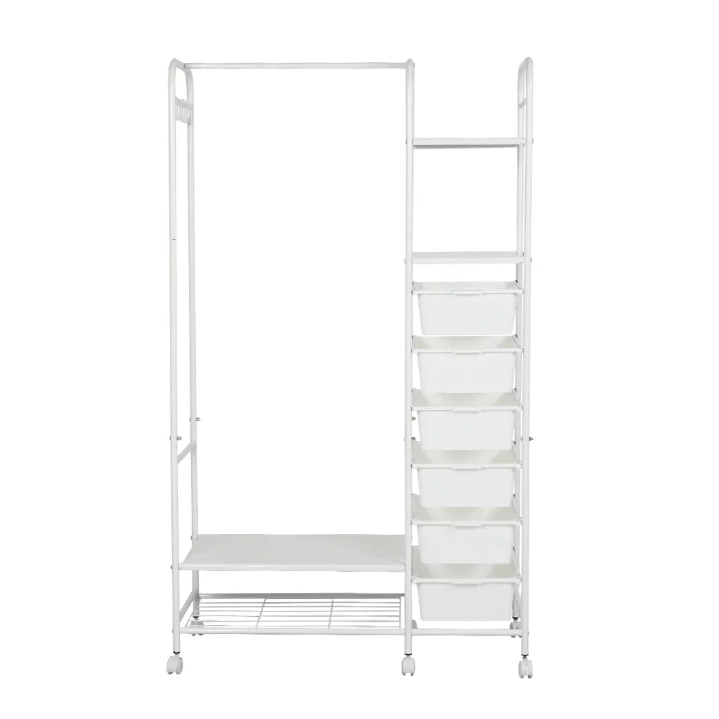 Levede 94CM Clothes Rack Stand Heavy Duty Hanging-2006732699984859137