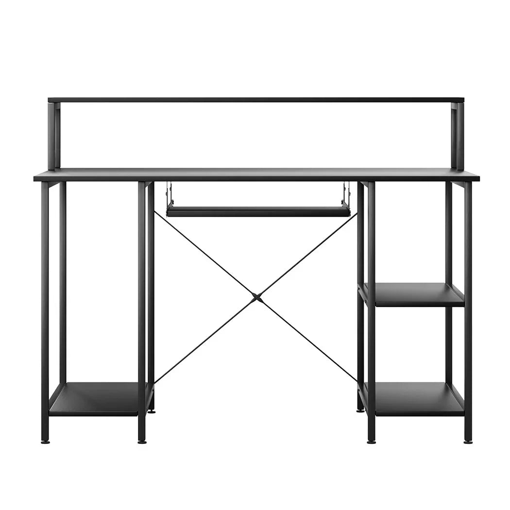 Levede Office Gaming Computer Desk Black-2029387250516758529