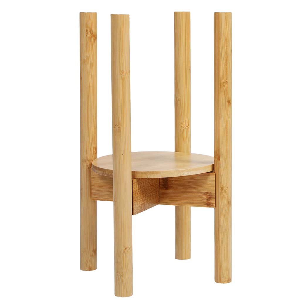Levede Bamboo Adjustable Plant Stand Indoor Outdoor-2065254276858515457