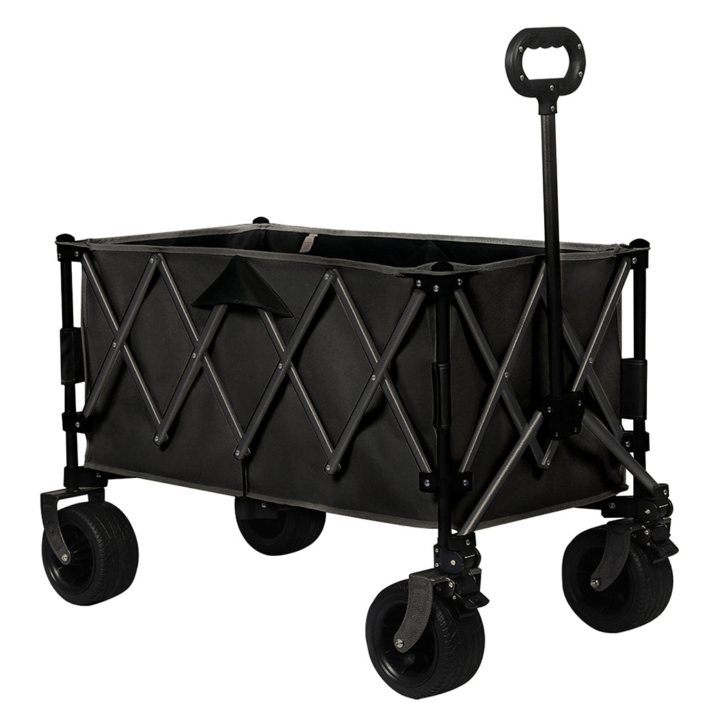 Lambu Folding Wagon Cart Black