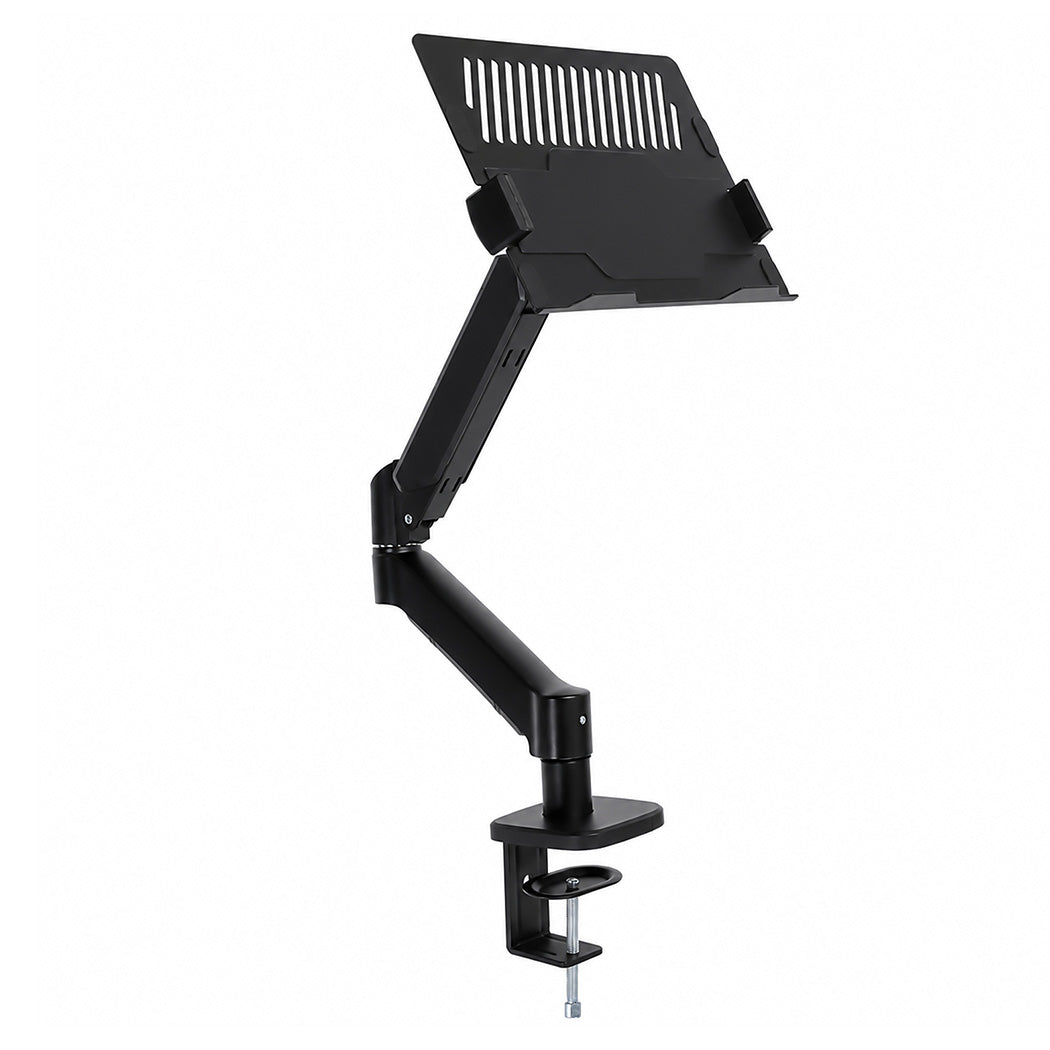 Levede Monitor Arm Tray Mount Laptop Stand Adjustable Rotating for Desk Black-2100035032356884481