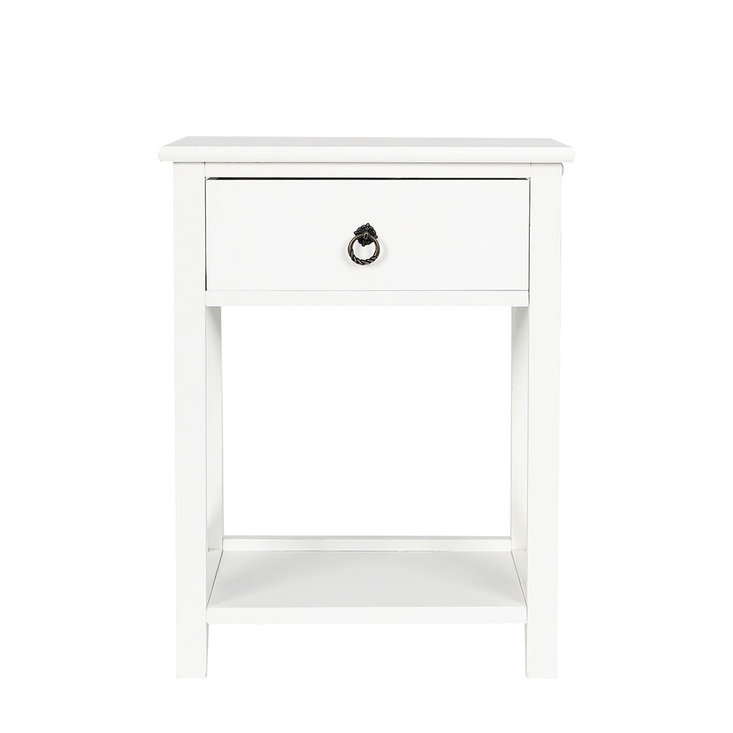 Levede 1x Bedside Tables Drawers Side-1864183518549118977