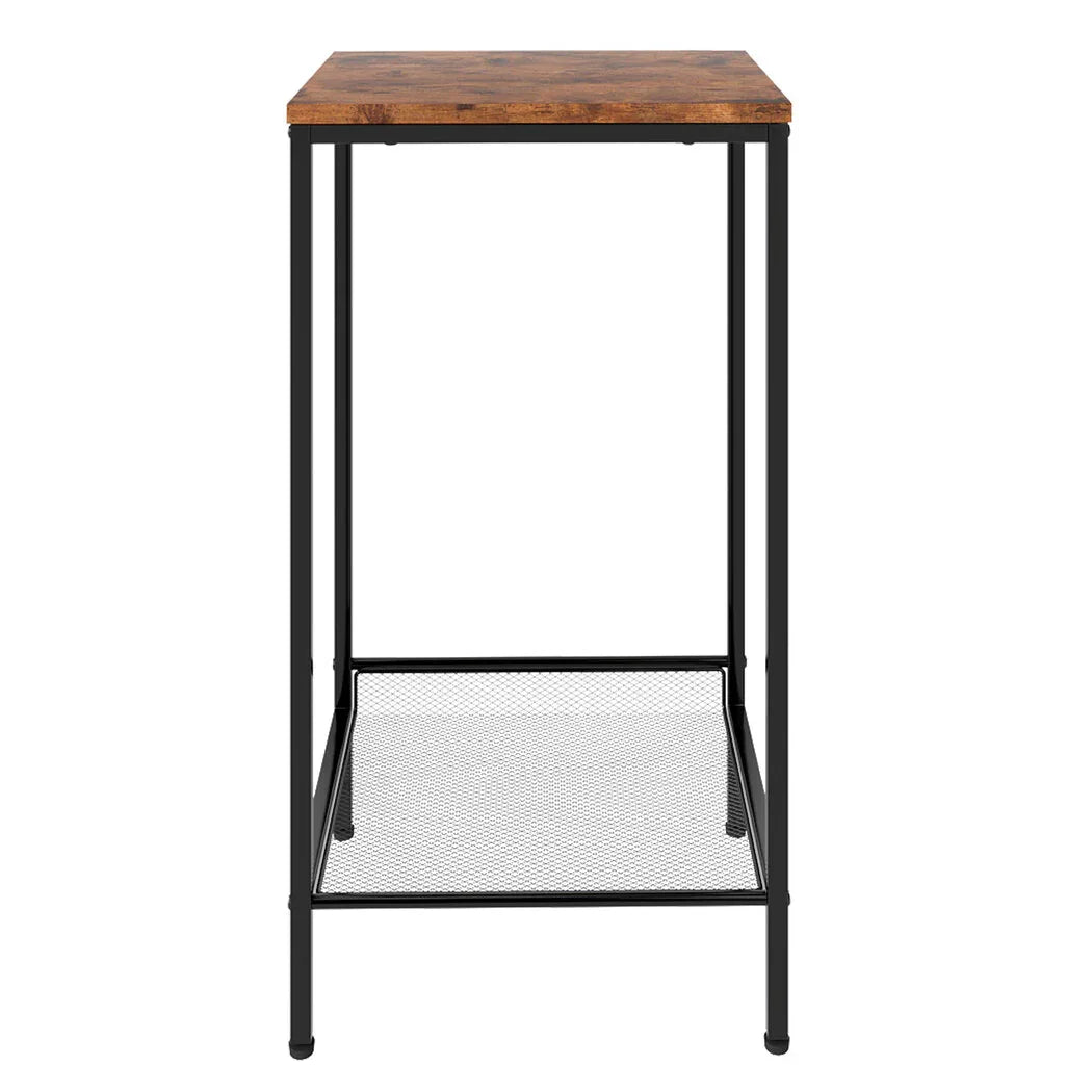 Levede Industrial Side Table 2-Tier Shelf End Table-2050056751763558401
