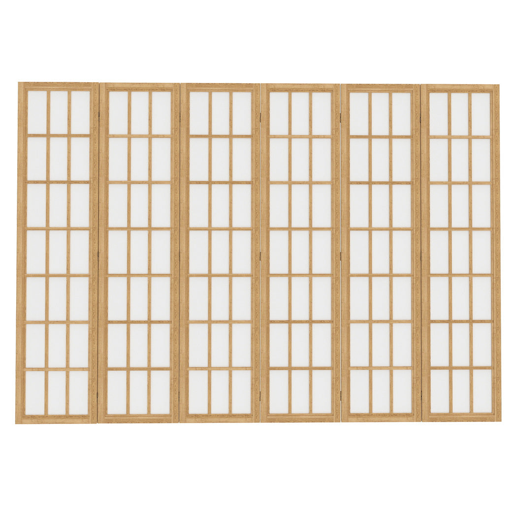 Levede 6 Panel Room Divider 170cm Freestanding Screen-1973193605787029505