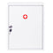 Levede Medicine Storage Box Lockable 3-Tier Wall Cabinet Alloy Steel White-2100035001486807041