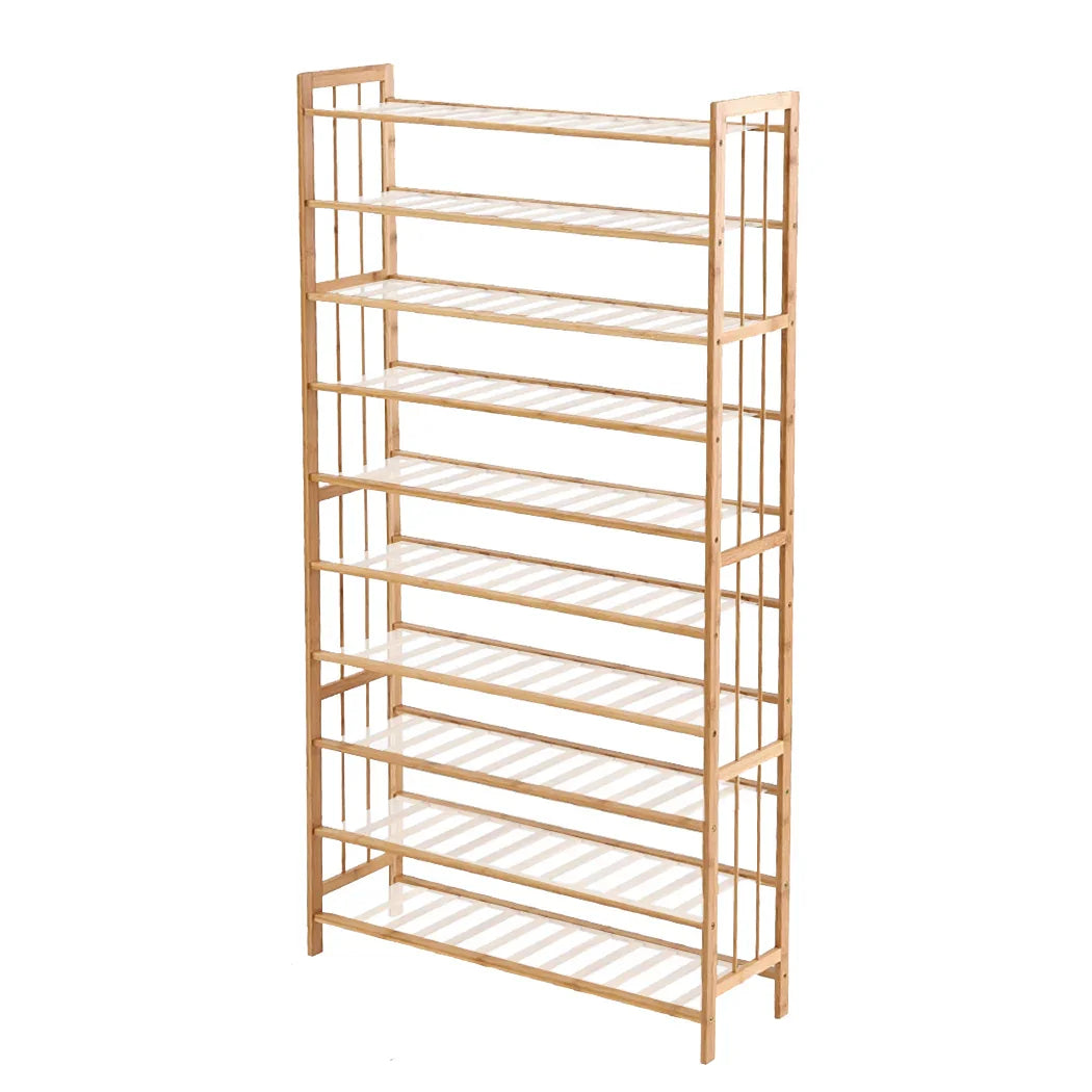 Levede Bamboo Shoe Rack Storage Wooden-2018816813839814657