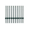 Garden U Fence Posts No Dig Metal Stakes Outdoor Yard Green 3ft 10Pack Green-2100035034437259265