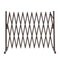 Garden Security Fence Gate Gate Metal Brown-1899652499095293953