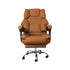 Levede Gaming Chair Office Computer Brown Footrest-2018816909402836993