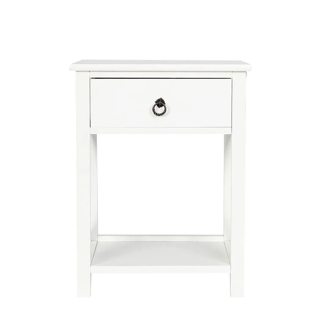 Levede 2x Bedside Tables Drawers Side-2006733144480419841