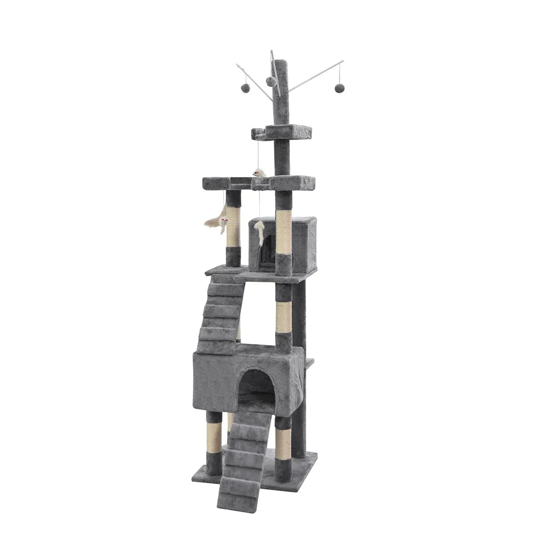 PaWz Cat Tree Scratching Post Scratcher Grey-2025742037013368833