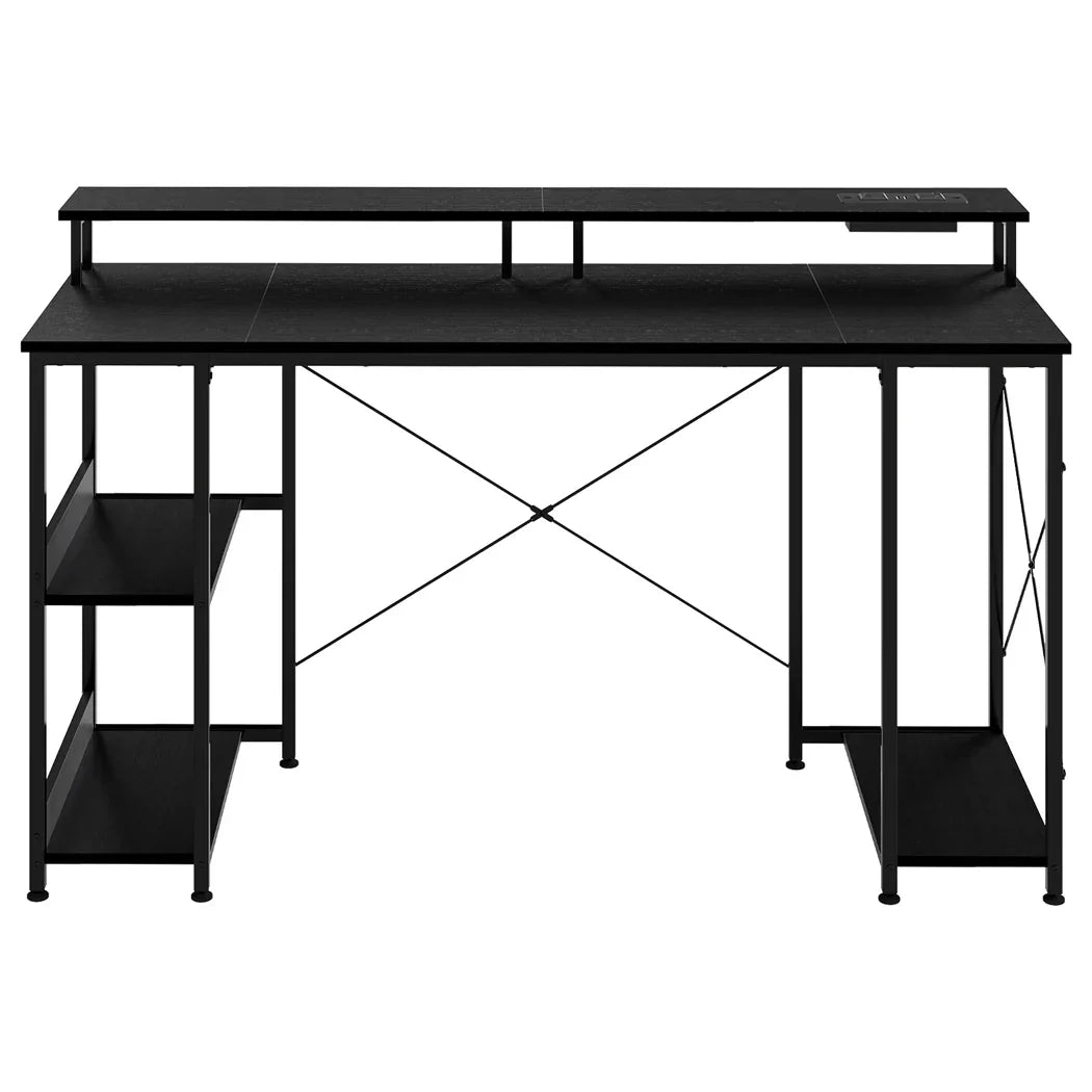 Levede Gaming Desk Computer Table Monitor Shelf 140cm-2050056910996115457