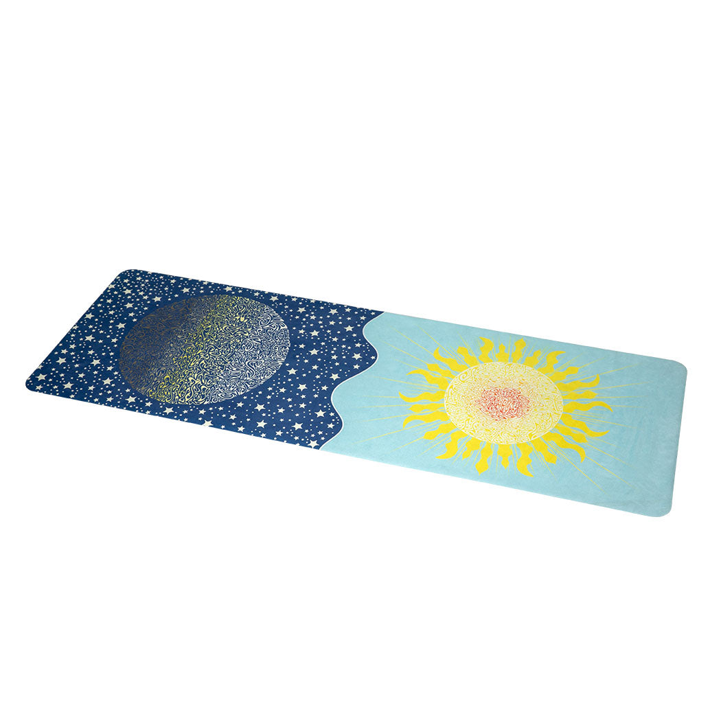 Centra Yoga Mat Foldable Non-Slip Exercise Blue-1864184752978923521