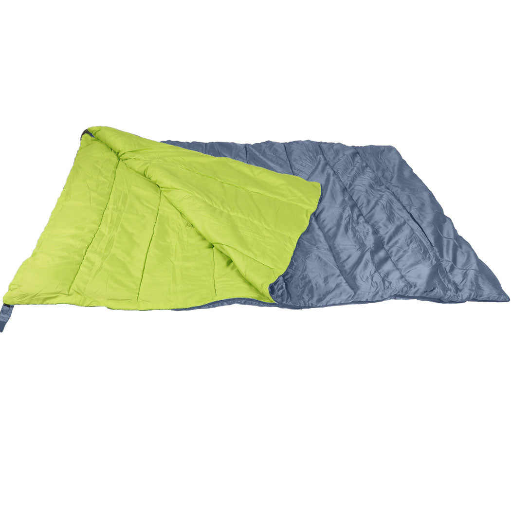 Mountview Double Sleeping Bag Bags Outdoor Grey-1894516812578689025