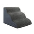 Pawz 3 Steps Pet Stairs Dog Ramp High Density Foam Grey-2029387207948767233