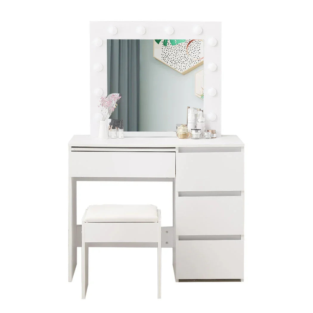 Levede Dressing Table Vanity Set Stool-2006732941421580289