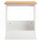 Levede Slim Side Table Magazine Rack Narrow Sofa End Table Storage Living Room-2061251865856839681
