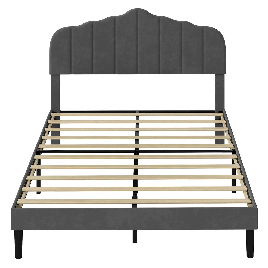 Levede Bed Frame Upholstered Platform Mattress Base Queen-2050056909544886273