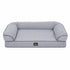 Pawz Cooling Orthopedic Dog Bed Waterproof Lining Washable Memory Foam Grey L-2072893573103226881