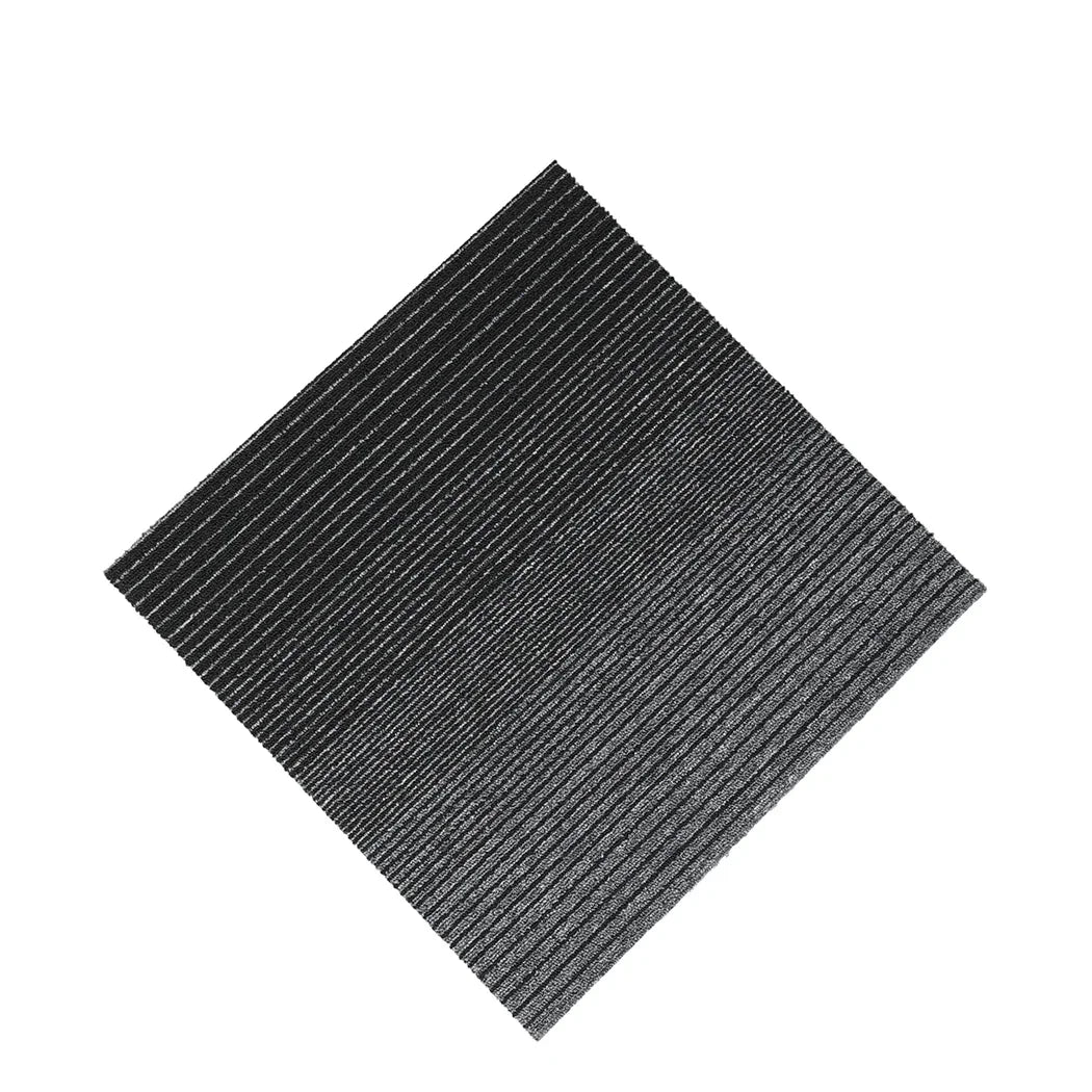 Marlow 20x Carpet Tiles 5m2 Box Heavy Black-2018816861713600513