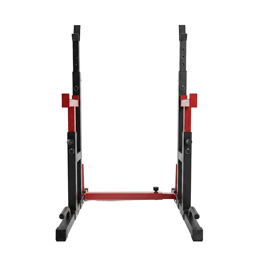 Centra Adjustable Squat Rack Barbell Stand Press Dip Station Home Gym 250KG-2072893534255583233