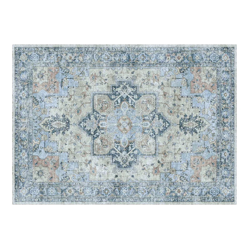 Marlow Floor Rug Vintage Polyester Washable Area Rugs-2050056914762600449