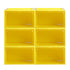 Stacked Sneaker Display Case 6x Clear Yellow-2029387238575575041