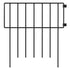 Mountview 10 Pcs Garden Fence Border Rustproof Metal-2050056905409302529